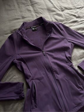 Spyder Women's Deep Purple Full-Zip Workout Jacket